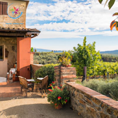the rustic allure of Tuscany's countryside in a single frame