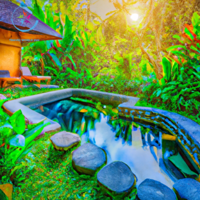 An image capturing the serene essence of Bali's spa retreats